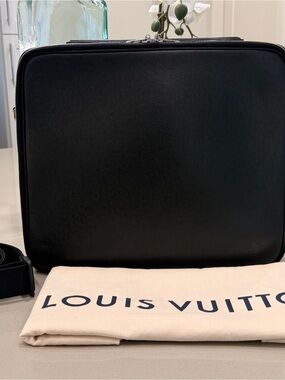 Louis Vuitton Vintage Port Ordinateur Odessa Aldoise Briefcase in Taiga Leather